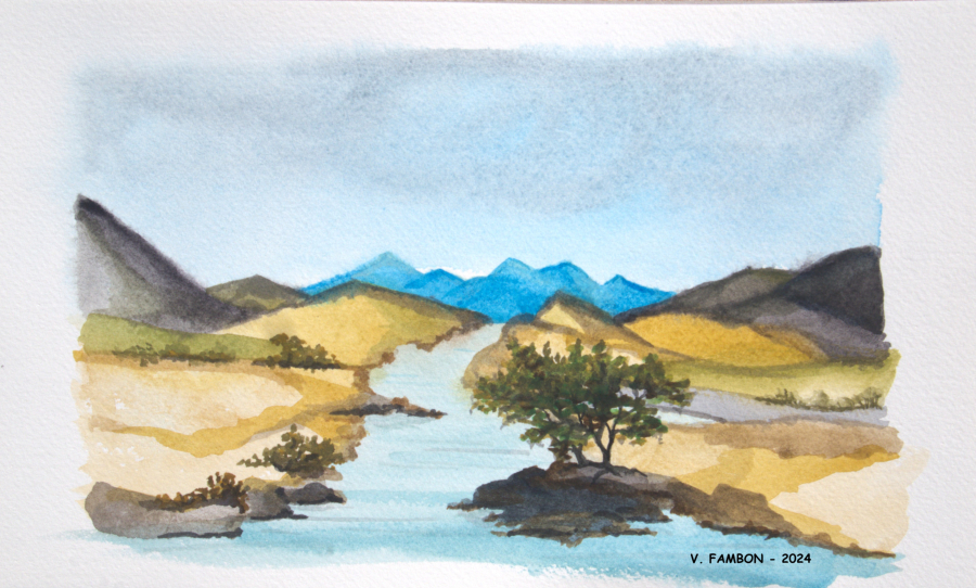 Paysage tranquille 